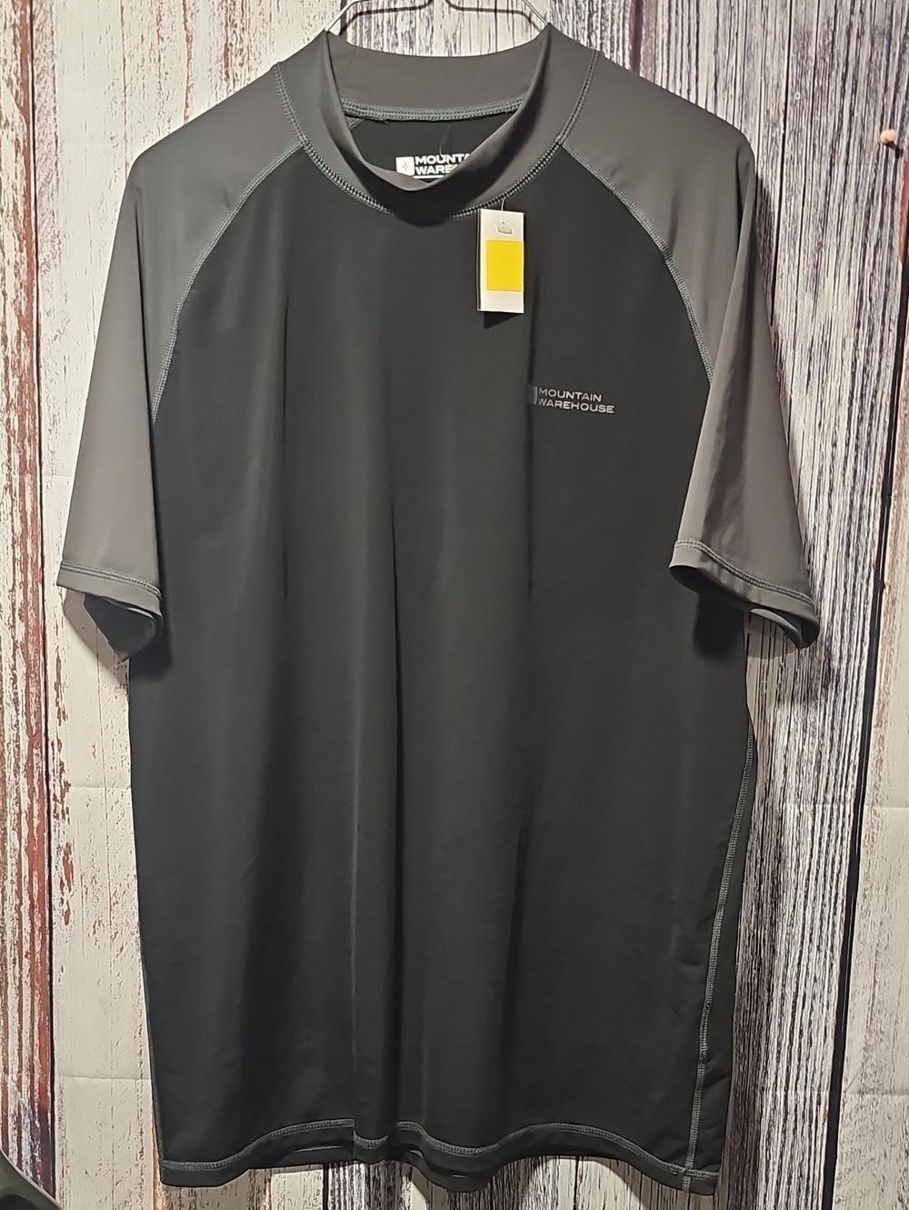Mountain Warehouse Men's Short Sleeve Active Tee in Grey